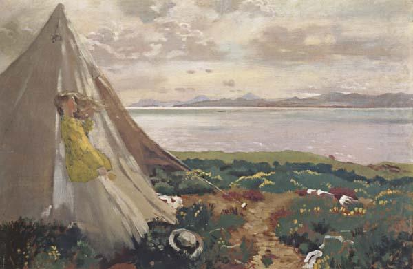 Sir William Orpen A Breezy Day,Howth china oil painting image